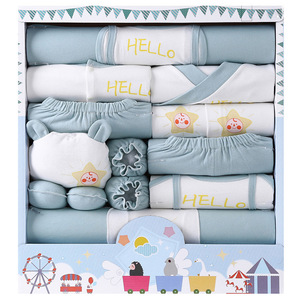 Set Regalo per Neonati, Abbigliamento in Puro Cotone, Tutine Spesse Estive con Chiusura a Bottoni, Abbigliamento Unisex per Bambini - Product Image 4