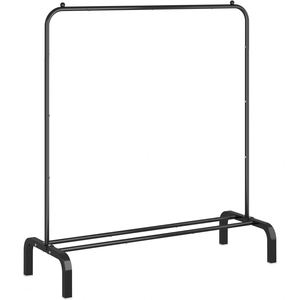 Modern Minimalist Adjustable Height Metal Living Room Coat <b>Rack</b> with Single Pole Design - Product Image 1
