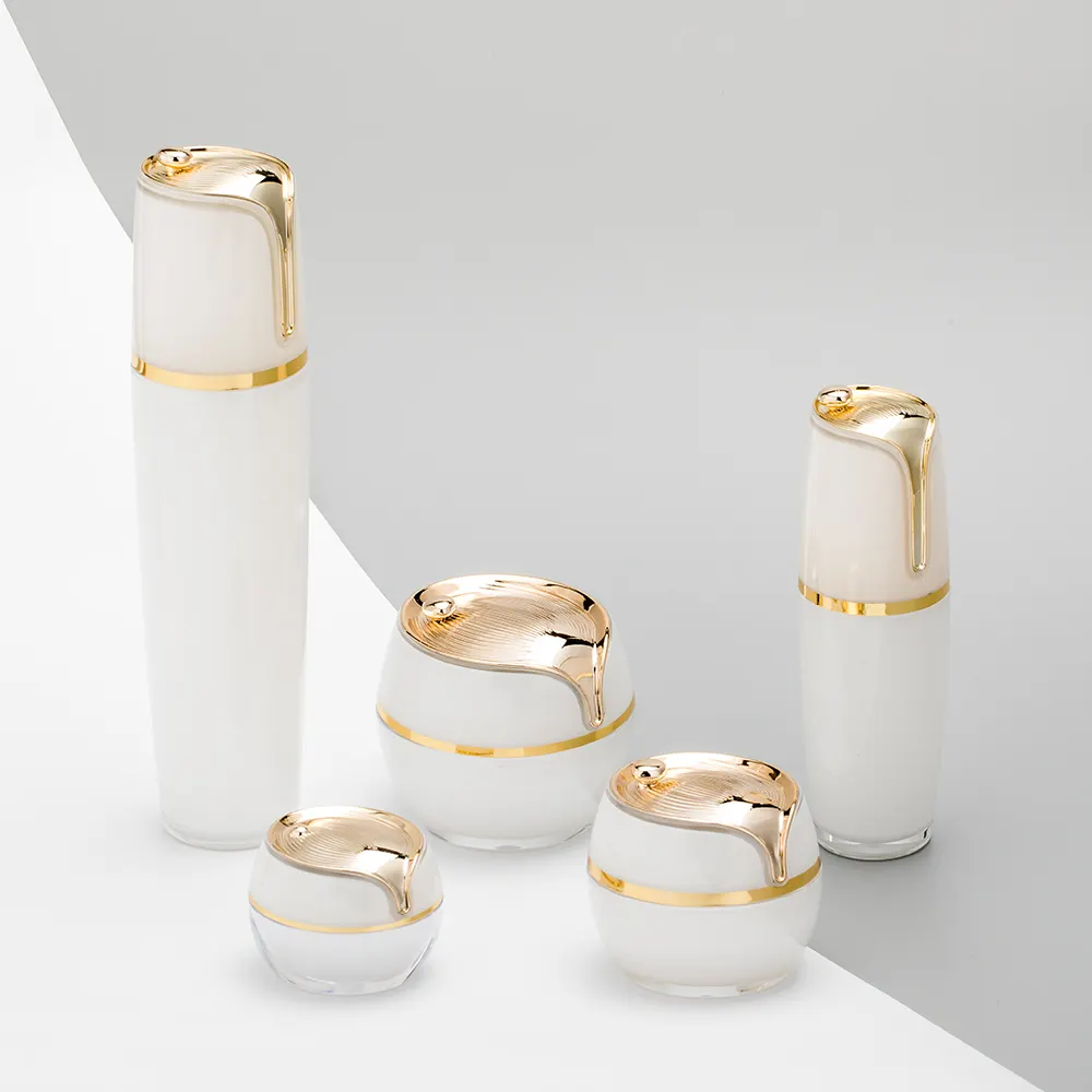 Leere Luxus-Acrylkosmetik-Lotion flasche mit Pumps prayer 30ml 80ml