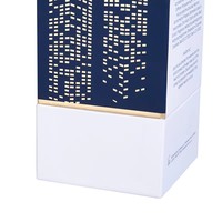 Boîte à bougies rigide en papier d'art de luxe avec logo personnalisé, gaufrage et pelliculage mat pour bougies piliers et votives, ensemble d'emballage cadeau