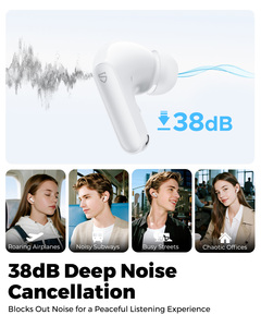 <span class=keywords><strong>SoundPEATS</strong></span> Q3 Pro 2026 Auriculares Inalámbricos con Cancelación de Ruido, Bluetooth 6.0, Auriculares Intrauditivos TWS ANC ENC con Micrófono - Product Image 4
