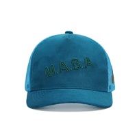 Gorra trucker de malla con frente de gamuza, parche de rayas de colores con bordado 3D, gorra de béisbol transpirable y ligera para exteriores, unisex.