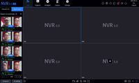 Système de caméra de sécurité NVR PoE à détection IA 4K 4 canaux avec comparaison faciale OEM 8MP 10CH Plug and Play Enregistreur vidéo réseau