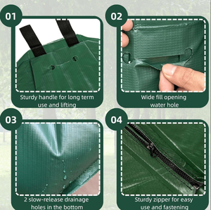 20 Liter Slow Release Boomwaterzak - Duurzaam PE Struikbesproeiingssysteem voor Efficiënte Druppelirrigatie & Plantenhydratatie - Product Image 3