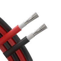 Cable de Energía Solar Industrial ZHIHONG H1Z2Z2-K 62930 IEC 10mm2 XLPE 2*6mm de Alta Tensión CC 1.5KV Resistente a los Rayos UV
