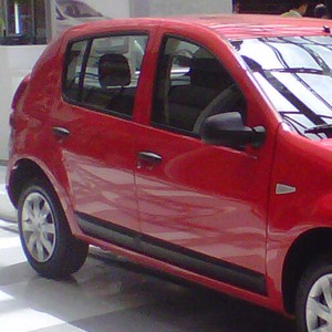 Pare-soleil de fenêtre en acrylique fumé foncé <span class=keywords><strong>pour</strong></span> Renault <span class=keywords><strong>Sandero</strong></span> 2009-2021, protection contre la pluie, 4 pièces - Product Image 3