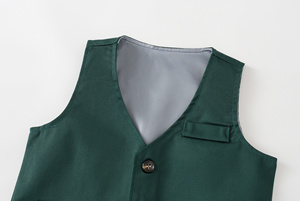 Traje de 3 Piezas <span class=keywords><strong>para</strong></span> Niños Catpapa, Camisa de Manga Larga, Chaleco, Corbata y Pantalones, Traje Formal <span class=keywords><strong>para</strong></span> Bodas, Cumpleaños y Fiestas - Product Image 3