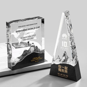 व्यक्तिगत क्रिस्टल ट्रॉफी और पुरस्कार कस्टम डिजाइन रिक्त और क्रिस्टल ट्रॉफी - Product Image 1