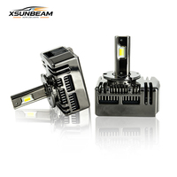 Feux LED de voiture série D tricolores D5S 12V 35W, accessoires de voiture, dissipation de chaleur, phares LED