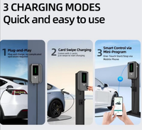 Chargeur secteur UE |   7kW/11kW/22kW en option |   Compatible avec GB/T Type 2 et Type 1 |   Certifié CE FCC RoHS |   OEM/ODM bienvenus
