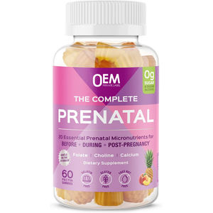 Suplemento Multivitamínico en Gomitas para Adultos y Embarazadas, con Micronutrientes Esenciales, Cuidado de la Salud Natural para el Embarazo y la Recuperación - Product Image 1