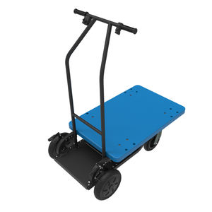 Multifunctionele elektrische handkar met opvouwbare stalen frame, elektrische platformwagen - Product Image 4