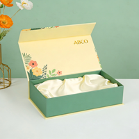 Boîte d'emballage en carton rigide magnétique de taille personnalisée, recyclable, luxe, pliable, avec couvercle magnétique