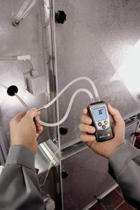 Manomètre numérique Testo 510 IP67, 1 an de garantie, manomètre différentiel à double port avec précision de 0,1, 220V pour systèmes de climatisation - Product Image 4