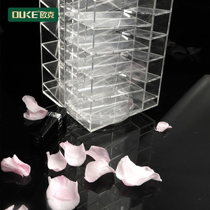 Estante organizador de maquillaje giratorio 360, soporte acrílico para pintalabios de fábrica de Ource - Product Image 5