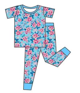 Qingli OEM Senza Tariffe Set di Abbigliamento per Ragazze, Pigiami all'Ingrosso, Set con Maniche Corte e Pantaloni Lunghi, Pigiami in Bambù per Bambini con Stampe - Product Image 2