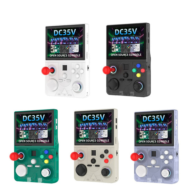 DC35V Linux Handheld Game Console 3.5 Inch Screen 640x480 Resolution 64GB Built-in 15000 Games Wi-Fi Retro Video Game Console