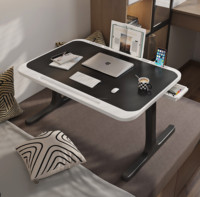 Bureau de jeu électrique moderne noir extensible avec cadre à hauteur réglable et garantie de 5 ans pour la maison ou le bureau