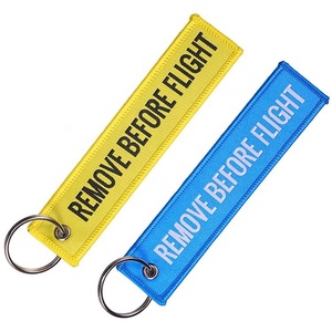 Portachiavi Jet Tag Personalizzato con Logo, Tessuto Ricamato per Voli, Moschettone Promozionale per Ordini all'Ingrosso e <span class=keywords><strong>Regali</strong></span> Aziendali - Product Image 1
