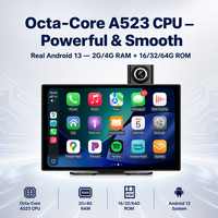 Écran portable universel Carplay Android Auto IPS 10 pouces avec GPS intégré et caméra de recul