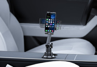 Support de tablette pour console de voiture, support de tablette PC en ABS réglable à 360 degrés, support universel pour tablette, porte-gobelet