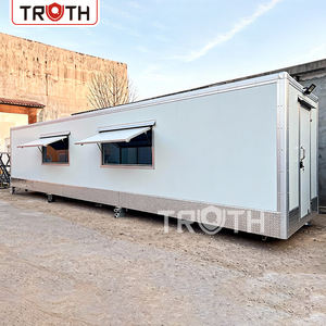 Food Truck Truth, remorque de restauration mobile entièrement équipée, chariots mobiles de crème glacée et de café en plein air, remorques de restauration entièrement équipées - Product Image 2