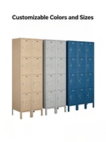 Armoire de rangement STORION à 12 portes, construction entièrement métallique, écologique, durable, en acier, pour l'école, la salle de sport, l'hôpital