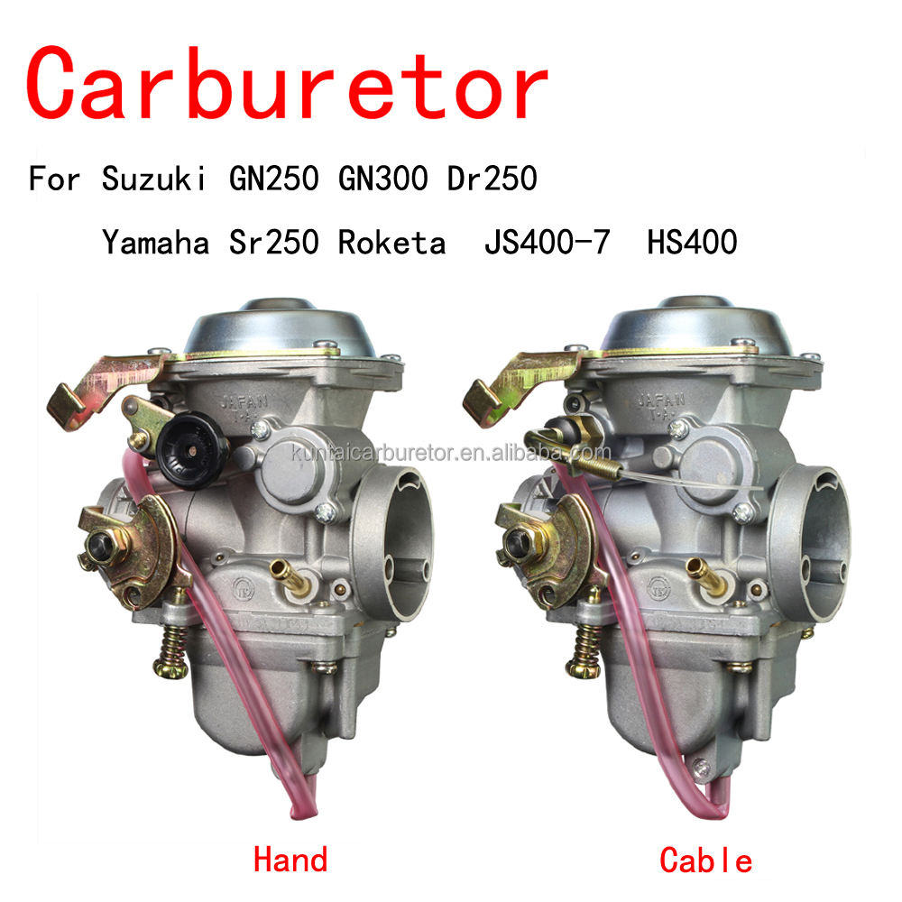 Carburador para motocicleta, carb para carburador de motocicleta para suzuki gn250 gn300 dr250 para yamaha sr250 roketa jianshe JS400-7 hensim hs400 scout 300cc-400cc c