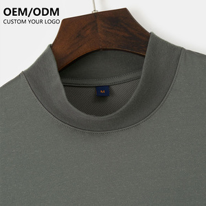 Camisetas de Hombre Personalizadas, Corte Recto, Tejido de Punto Acanalado, 100% Algodón, Estilo Casual, Color Liso - Product Image 1