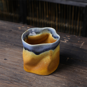 Japanese Retro Porcelain Coffee <b>Mug</b> Creative Special-Shape 201-300ml Capacity Microwave Safe Reusable Gift for Presents - Product Image 6