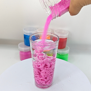 <span class=keywords><strong>Sabbia</strong></span> magica educativa per bambini contenitori sensoriali impermeabili 7 colori non si bagnano mai Sandcastle costruendo <span class=keywords><strong>sabbia</strong></span> idrofobica - Product Image 1