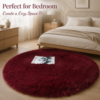 Tapis et moquettes moelleuses à poils longs, tapis de sol, tapis moelleux pour chambres à coucher, tapis shaggy