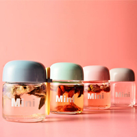 Nouveau Mini mignon frais Simple Portable 150ml bouteille d'eau en verre Borosilicate étudiant bouteille en verre pour eau jus de fruits