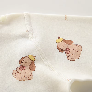 Tutina per Neonati in 100% Cotone Biologico Stampata Vendita Diretta dalla Fabbrica Abbigliamento Estivo Pagliaccetto per Neonati Tuta in Cotone Biologico <span class=keywords><strong>Online</strong></span> - Product Image 5