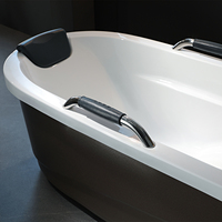 Prix d'usine Baignoire autoportante contemporaine en acrylique Grand massage de surface solide de luxe pour salle de bain intérieure Utilisation en appartement
