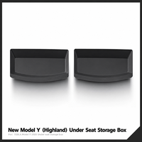 Boîte de rangement sous le siège avant pour Tesla Model Y Highland 2025, organiseur, plateau, accessoires intérieurs, bac