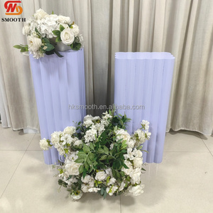 Nuevo Diseño: Set de Pedestales de Hierro en Colores Pastel, Columnas Romanas, Soporte para Flores, Decoración para Mesa de Postres y Flores para Bodas - Product Image 2