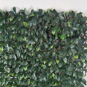 Clôture de jardin extensible LUYI en feuilles de laurier artificielles en plastique, panneau de <span class=keywords><strong>bambou</strong></span>, tapis de buis, treillis de lierre pour la protection de l'intimité - Product Image 2
