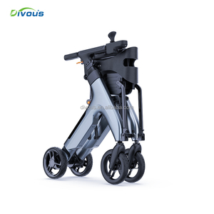 Trending Products 2026 Hot Multifunctional 4 in 1 Adult Folding Electric <b>Walker</b> <b>Rollator</b> With Seat Electric Wheelchair - Product Image 3
