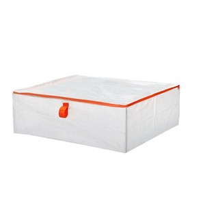 Transparent Clothing <b>Storage</b> Bag Rectangle Washable Moisture Proof Bedroom Organizer With Handle ZH65214 - Product Image 5