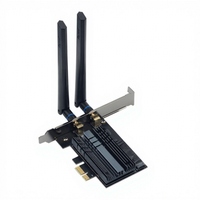 Tarjeta de Red Externa Gigabit PCIe WiFi 6 de Doble Banda 2.4G/5G para PC de Escritorio, Compatible con Windows/Linux, en Stock