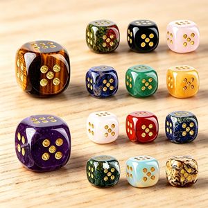 Dados Modernos Portátiles de Piedra Natural de 16 mm, Grabados con Láser, Bordes Redondeados, Estilo Europeo y Americano, Juegos de Mesa de Mahjong - Product Image 3