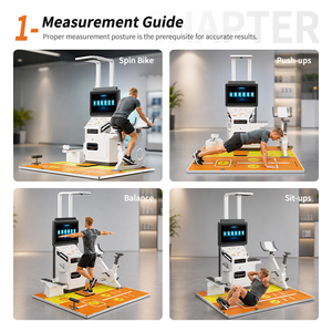 Chiosco Intelligente Multifunzione per il Controllo della Salute Lejia Fitness, Struttura in Acciaio, Schermo LCD Touch, Bilancia Meccanica OEM/ODM - Product Image 3