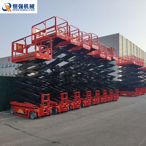 Plataforma Elevadora de Tijera Móvil Jinan Hengqiang GTJZ12, 12m, Eléctrica Hidráulica, Capacidad 230kg, Operación para 2 Personas - Product Image 3