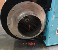 350 ℃   Calentador de Aire Industrial de Alta Temperatura para Secado de Equipos de Calentamiento de Acero Inoxidable