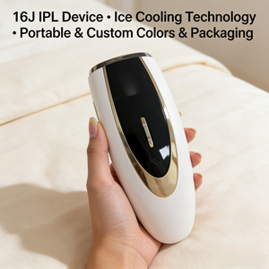 Epilatore IPL Portatile per <span class=keywords><strong>Viso</strong></span> e Corpo con Tecnologia di Raffreddamento a Ghiaccio per Donne, Uso Domestico, Ringiovanimento della Pelle - Product Image 1