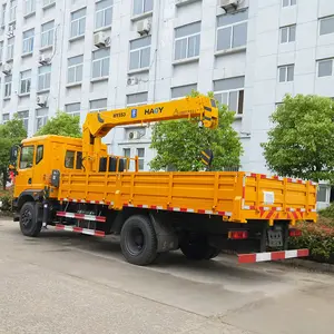 Mini mobil 5 ton teleskopik bomlu vinç en iyi fiyat ile ünlü marka dongfeng kamyon vinç monte