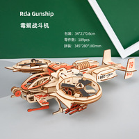 Nouveauté : Puzzle en bois 3D sur le thème des avions pour enfants, jouet éducatif, kit de construction, bricolage fait main, marque X&H