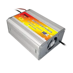 YONGFA เครื่องชาร์จแบตเตอรี่12V 10a Trickle 2in1เอาต์พุต DC12V