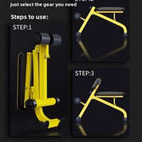 Chaise Romaine Multifonctionnelle Pliante pour Exercices Abdominaux et Musculation avec Logo Personnalisé Goat Lifter